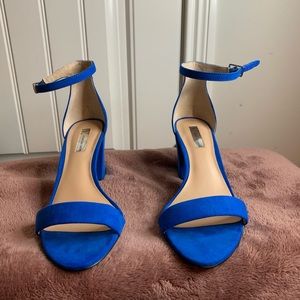 INC heels cobalt blue size 9.5